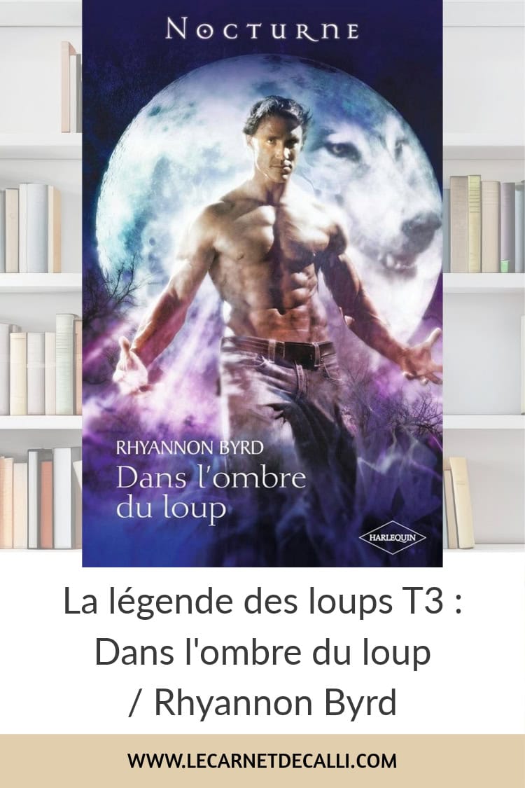 Couverture de Dans l’ombre du loup de Rhyannon Byrd, un roman bit-lit captivant entre mystère et passion.