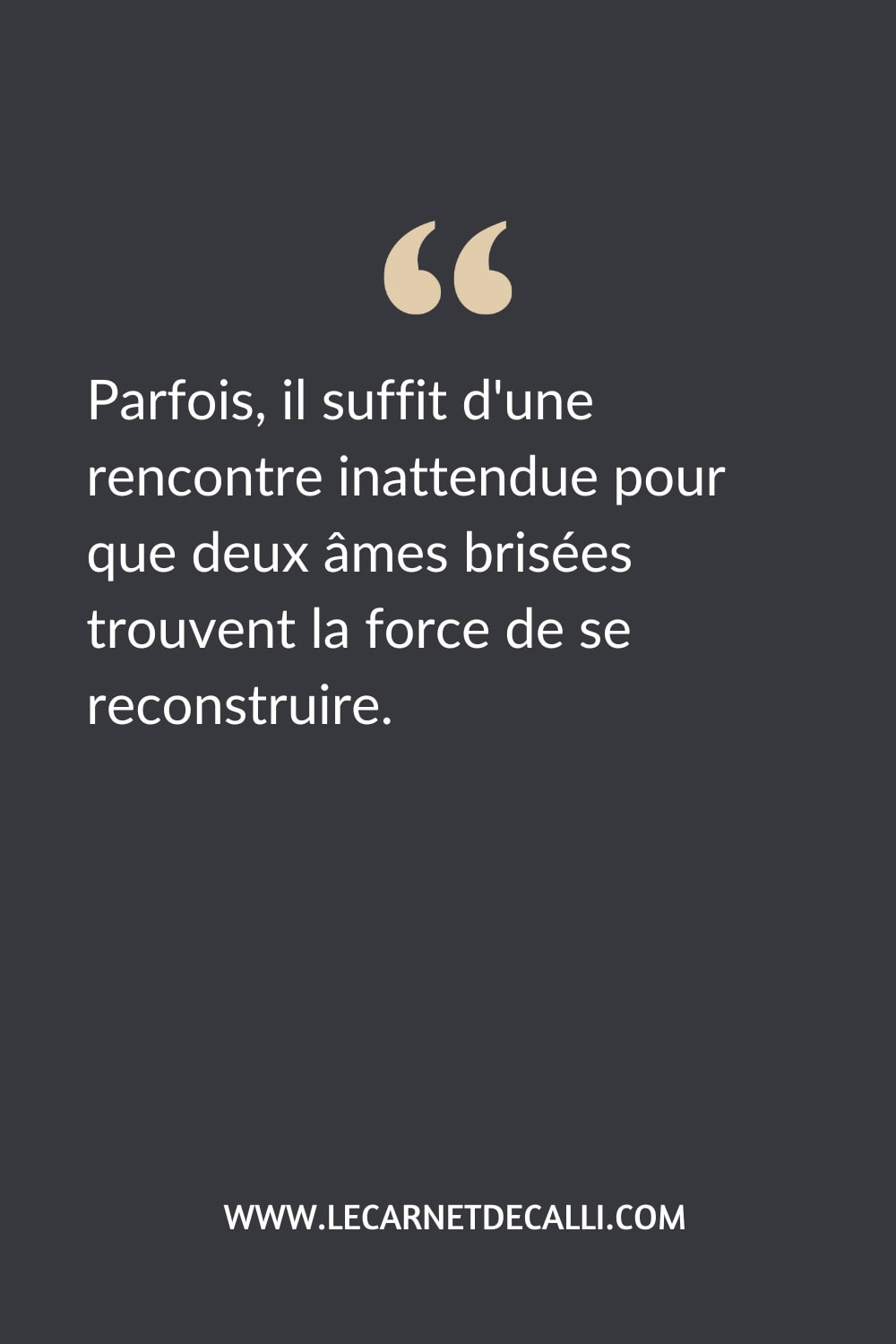 Citation inspirée de "Marie d'en haut" d'Agnès Ledig