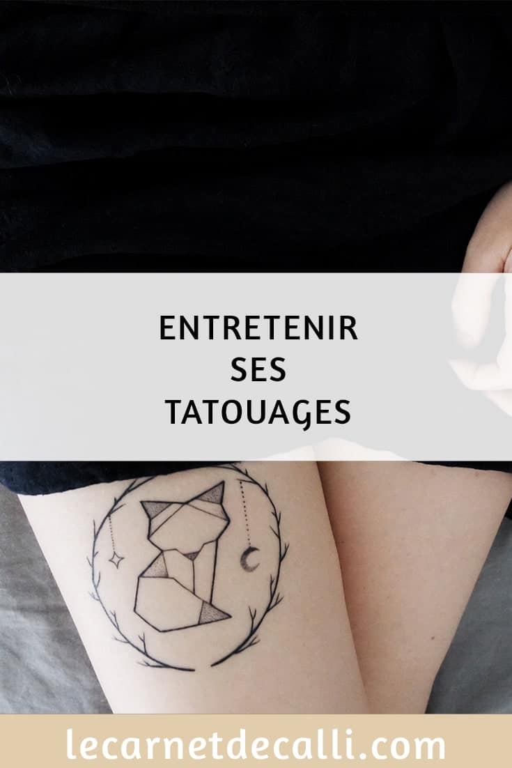 Entretenir ses tatouages avec derm ink