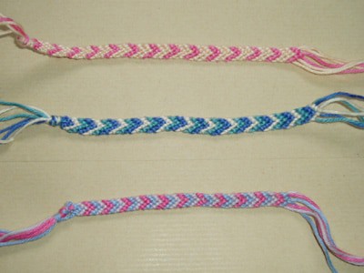 Bracelets brésiliens,laine,loisirs créatifs,le carnet de calli