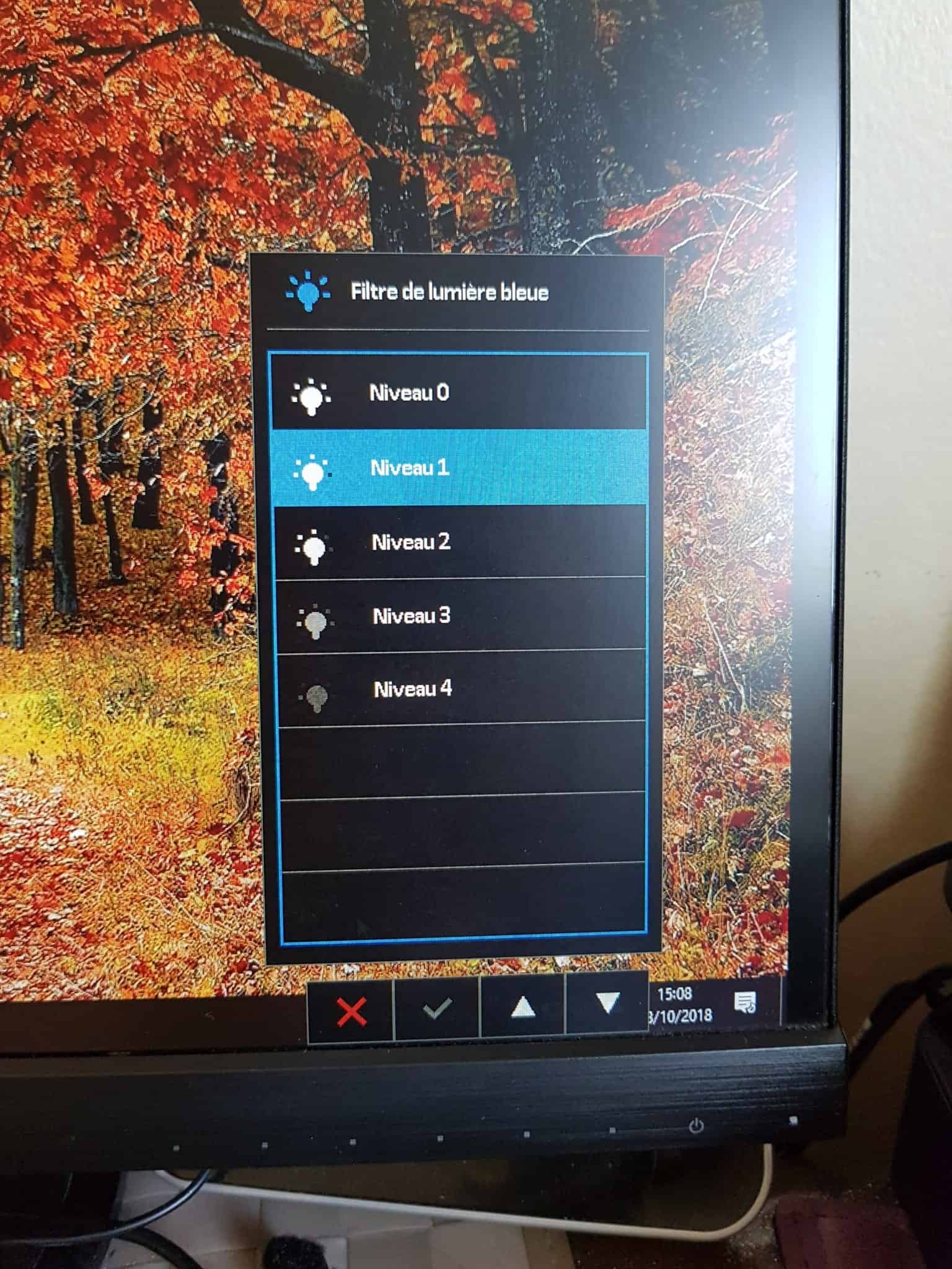 filtre lumière bleue asus