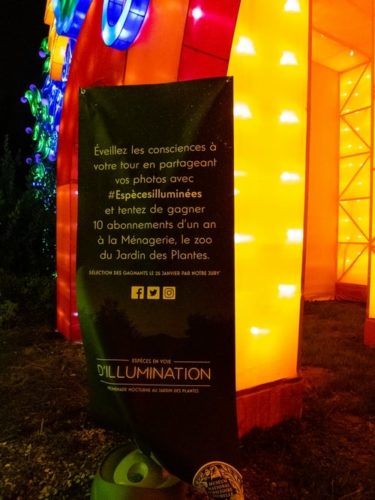 espèces illuminées
