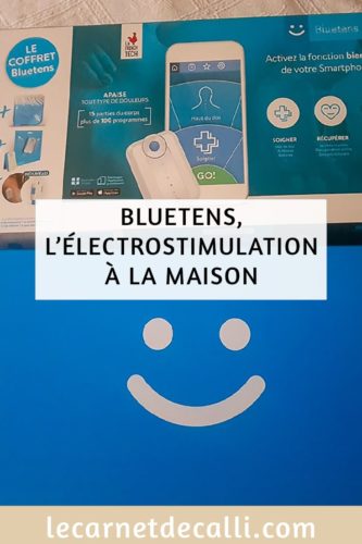 Bluetens avis,électrostimulation maison,appareil électrostimulation,Bluetens première génération