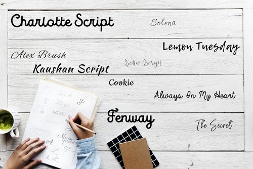 Police d'écriture, Font, Graphisme, Blog, Ecriture, le carnet de calli, Typographie