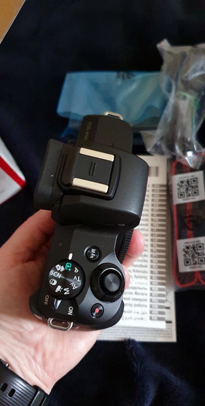 deballage canon eos m50 reflex hybride