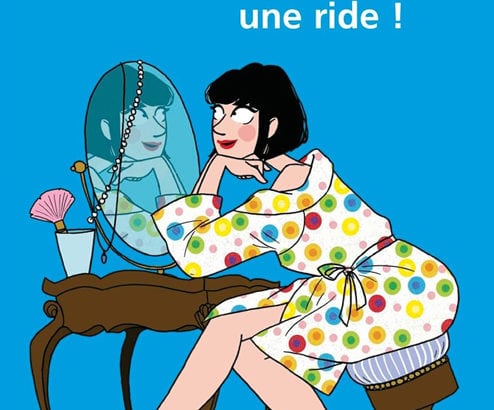 Couverture du livre "Chouette, une ride !" d’Agnès Abécassis, un roman drôle sur les tracas de la vie quotidienne.