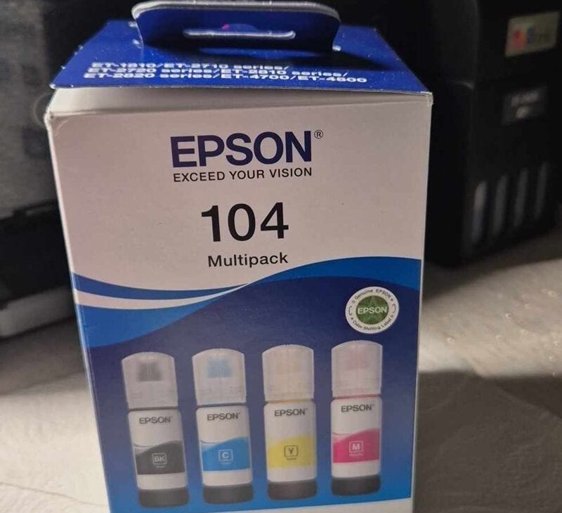 Pack de flacons d’encre Epson 104 pour imprimantes EcoTank