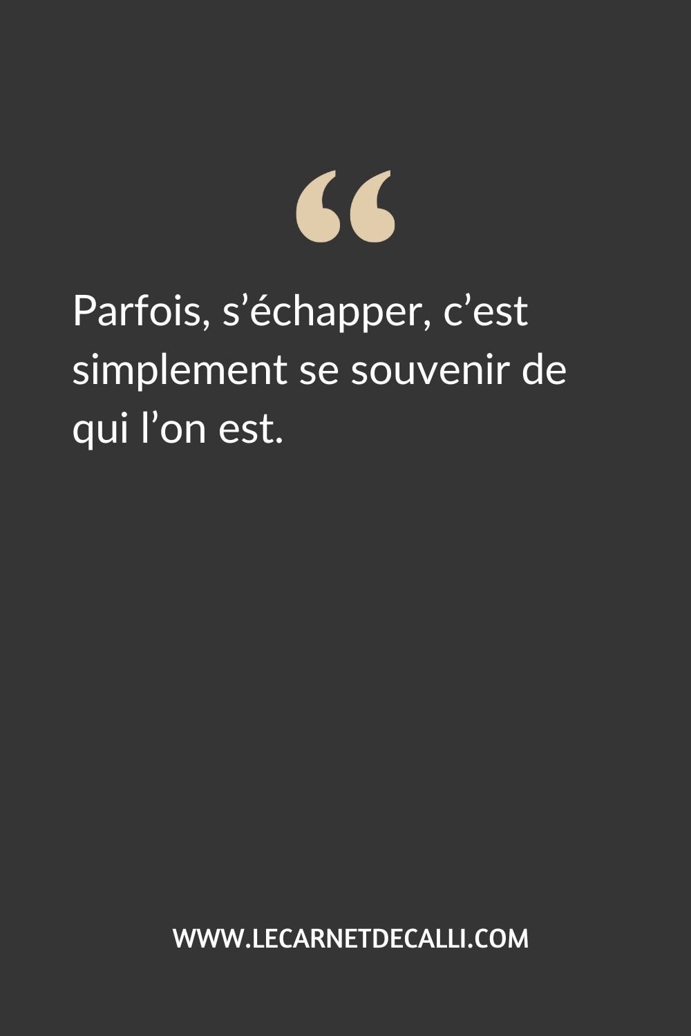 Citation inspirée du roman L’échappée belle d’Anna Gavalda : « Entre frères et sœurs, il suffit d’un rire pour retrouver l’enfance. »