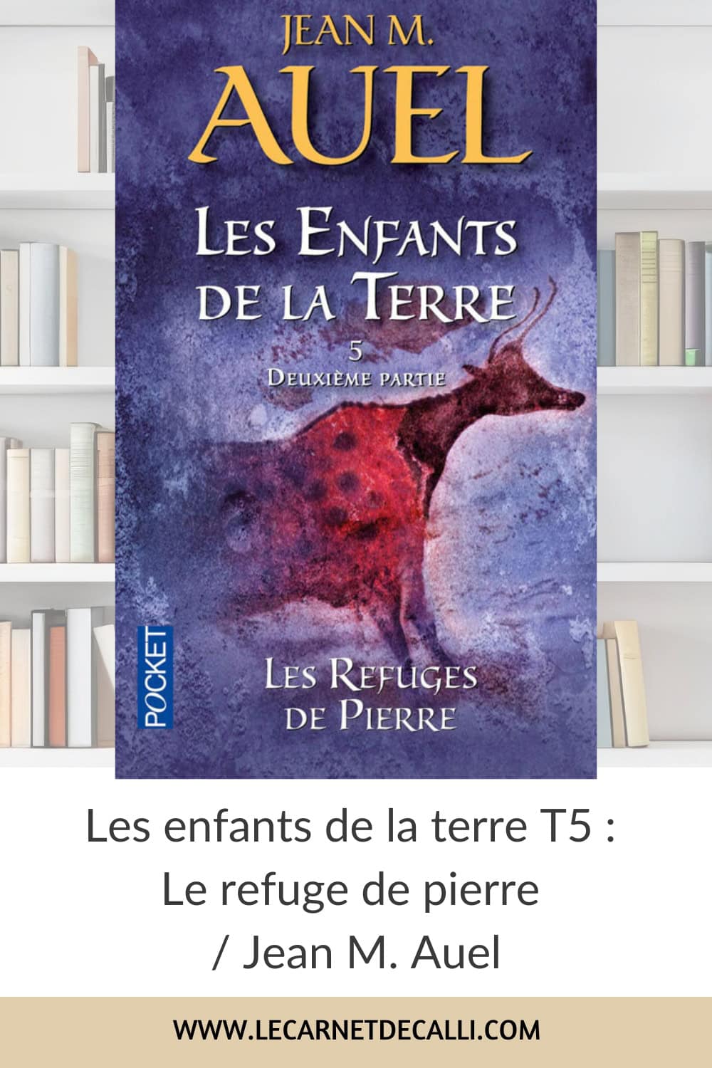 Couverture du livre Les Enfants de la Terre – Les Refuges de Pierre, deuxième partie de Jean M. Auel.