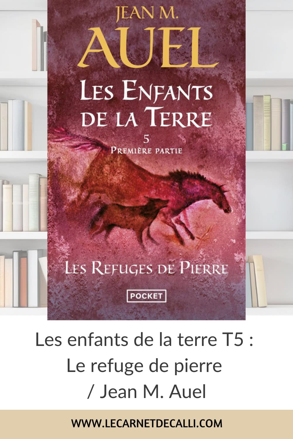 Couverture du livre Les Enfants de la Terre – Les Refuges de Pierre, première partie de Jean M. Auel.