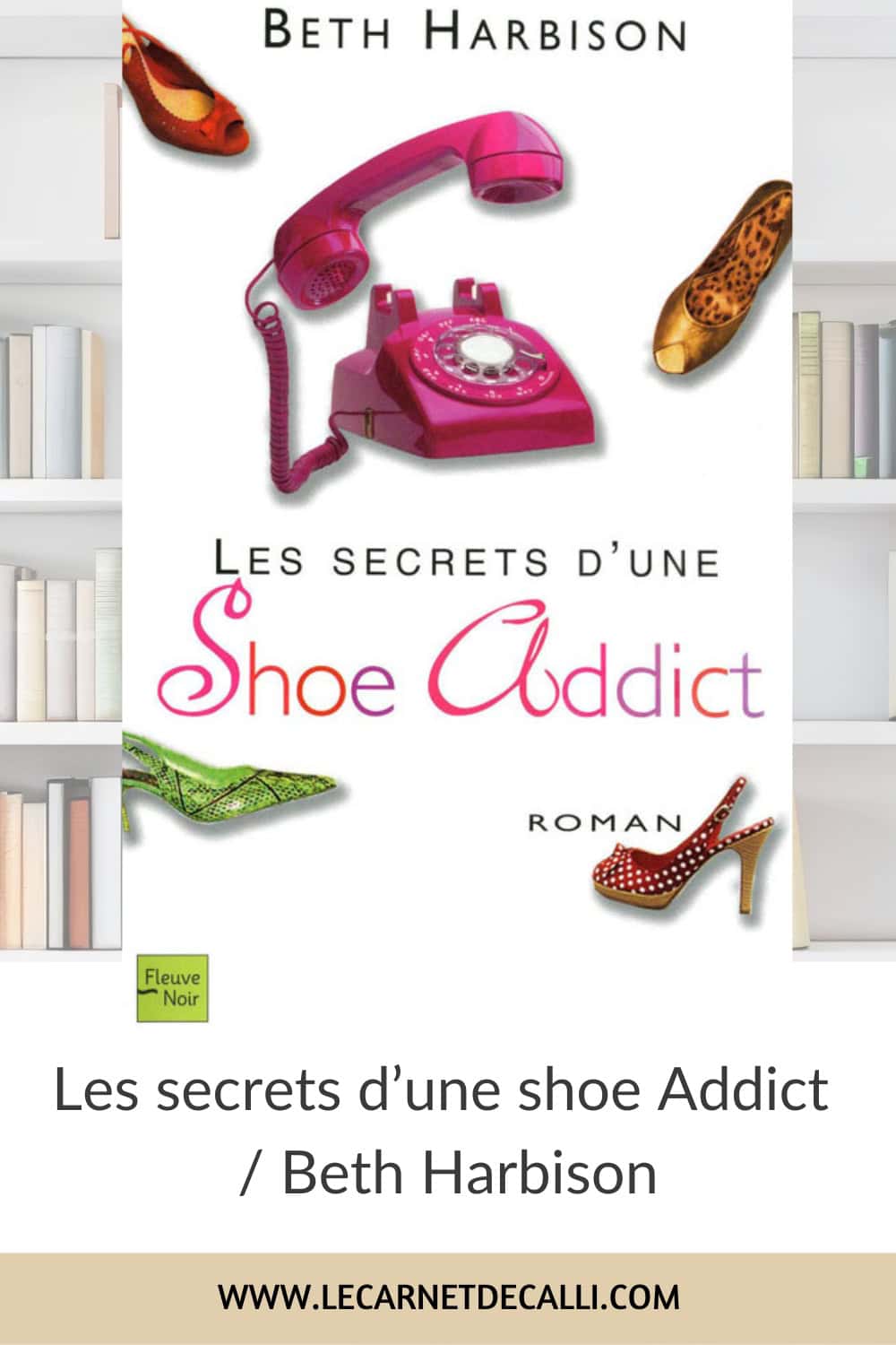 Épingle Pinterest du livre Les secrets d’une shoe addict de Beth Harbison