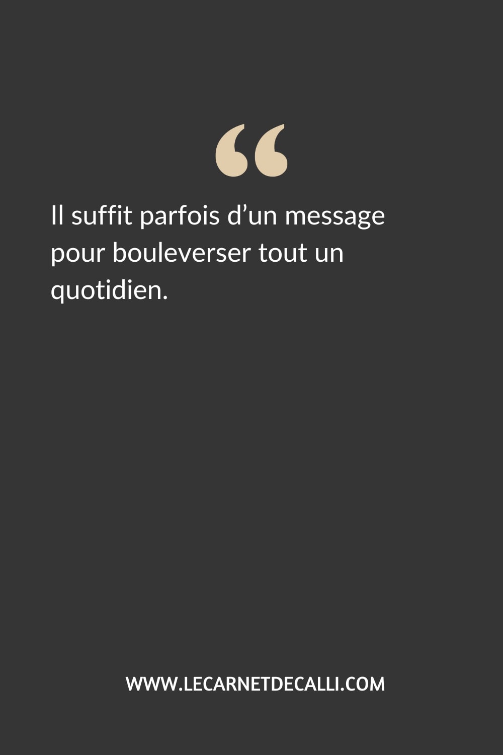 Citation inspirée du roman Quand souffle le vent du nord de Daniel Glattauer
