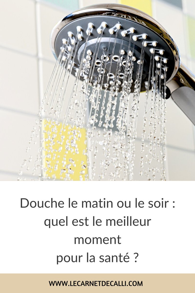 Épingle Pinterest - Douche le matin ou le soir : quel est le meilleur moment pour la santé ?