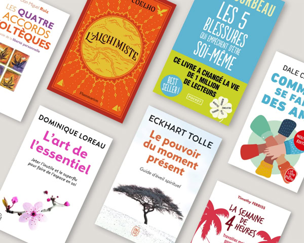 7 livres de développement personnel sur ma liste de lecture