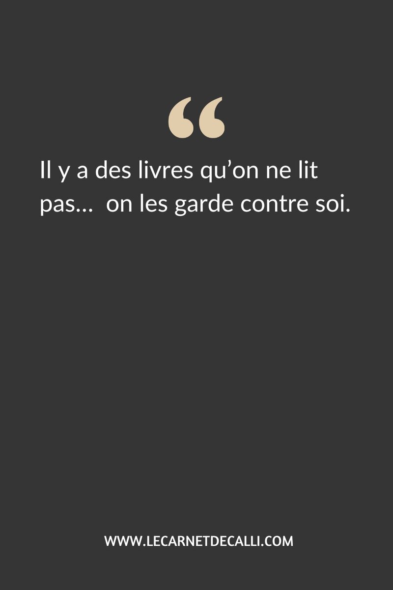 Citation sur les livres comme refuge et lecture réconfortante