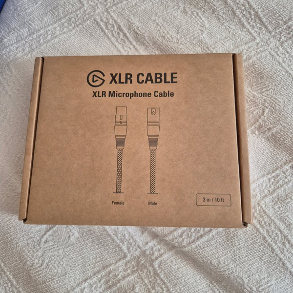 Boîte du câble XLR Elgato de 3 mètres, compatible Stream Deck+