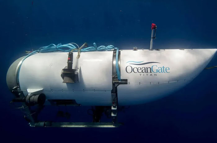 Sous-marin Titan d’OceanGate utilisé pour les expéditions vers l’épave du Titanic.