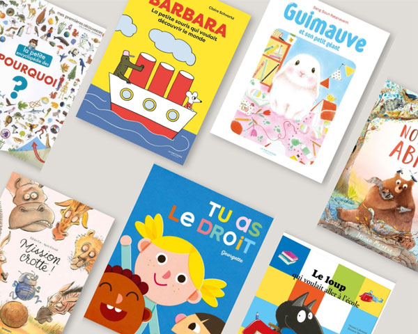 Sélection de livres jeunesse illustrés pour trouver une idée de cadeau d’anniversaire à offrir à un enfant.