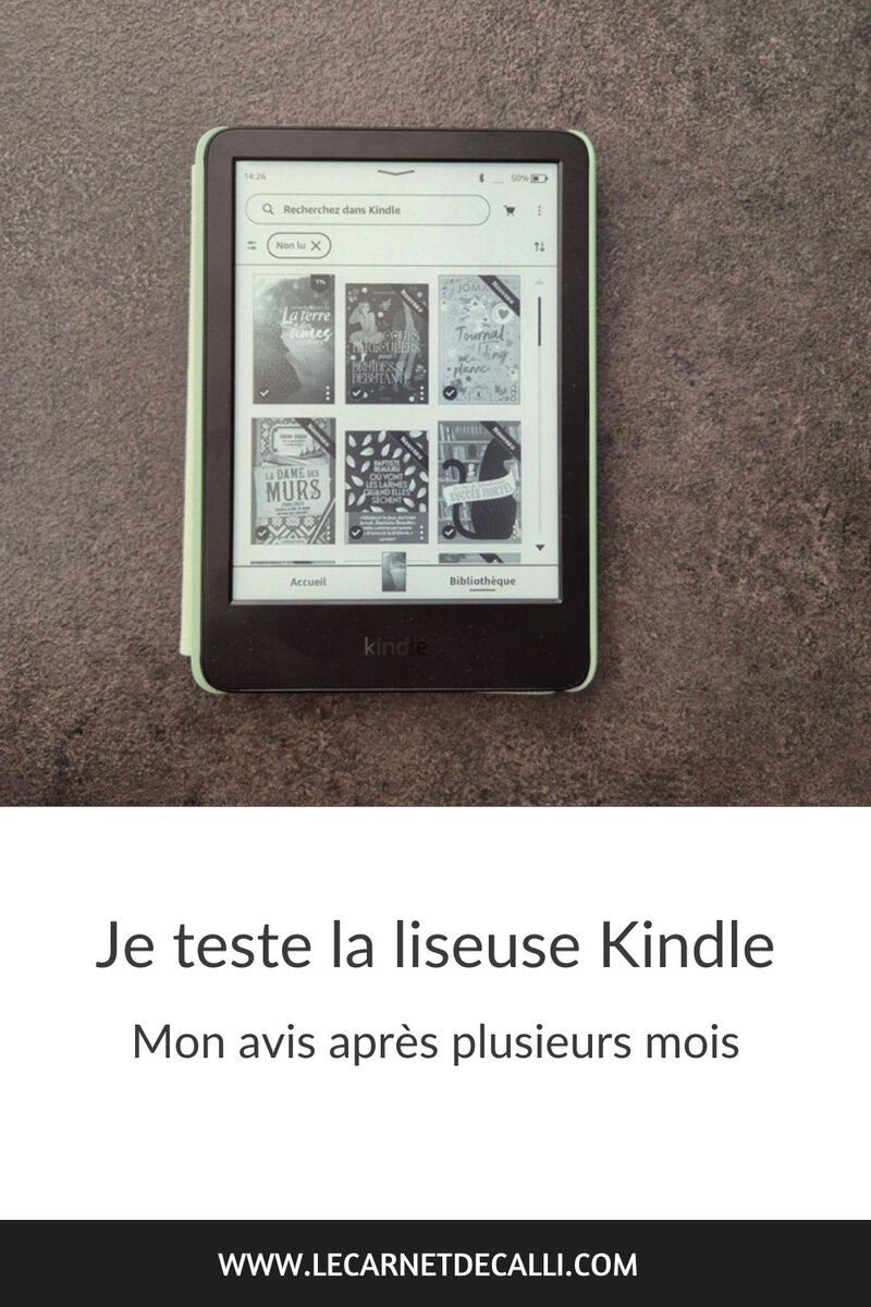 Je teste la liseuse Kindle : mon avis après plusieurs mois d'utilisation