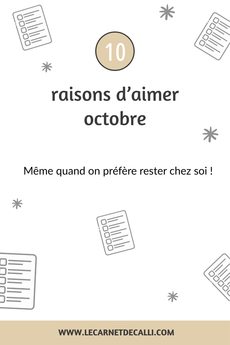 10 raisons aimer octobre automne